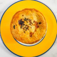 Paneer Tikka Masala Pie - served w/ tamarind chutney · Tandoori Paneer mixed with our creamy masala gravy, stuffed in a flaky all butter crust maki...
