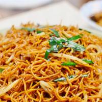 鼓油皇炒面 / Hong Kong Style Noodle · Pure Noodle and Bean Sprouts （nothing else, no meat）