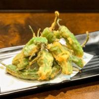 Shishito Tempura · Shishito pepper tempura