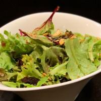 Uzumakiya Green Salad · Mix green with house-made mushroom dressing