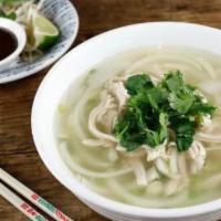 Pho Ga · Gluten-free. Vietnamese chicken noodle soup.
