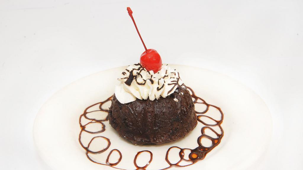 Molten Chocolate Cake · Moist dark chocolate cake.