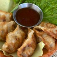 Fried Gyoza · Deep Fried Pot Stickers with Pork & Vegetables (6pc)