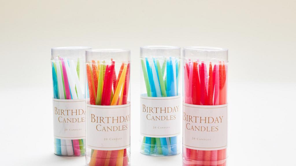 Colorful Canldes · Pack of 20 candles