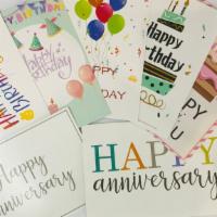 Hand written Greeting Card · Add Birthday Card OR Anniversary Card with Hand Written message and beautiful Ribbon Bow.  P...