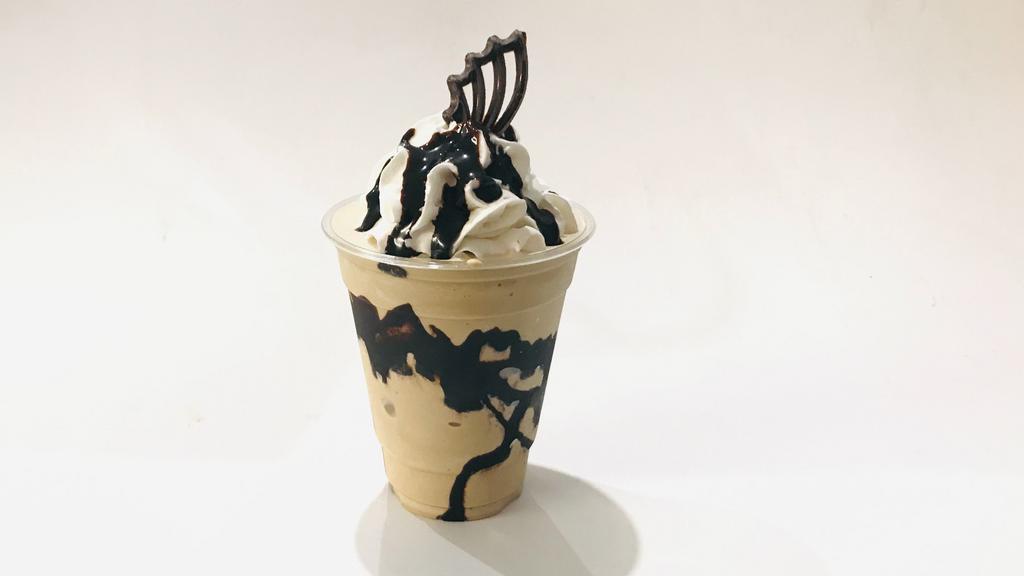 Simple Milkshake · Pick your favorite Ice Cream,  Blend with milk topped with whipped cream, chocolate or caramel drizzle with cherry.