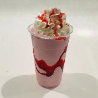 Fresh Strawberry Milkshake · Vanilla ice cream blend with fresh strawberry. Topped with whipped cream.  Taste the differe...