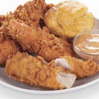 6 Piece Cajun Tenders & 1 Biscuit Meal · Includes 1 biscuit and 1 dipping sauce