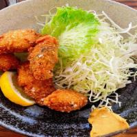 Kaki Fry カキフライ · panko fried oysters