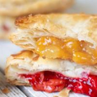 Peach & Cherry - 12 Pack · The most recent addition to our pocket pie family will leave you feeling peachy-keen and our...