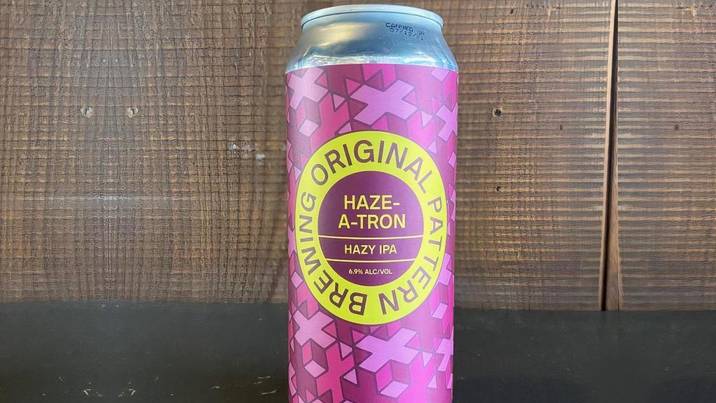 Original Pattern Hazy IPA · Oakland, California, 16oz | small batch hoppy delight, tropical, and changing, ask our crew for today's offering!