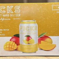 ​Fick's Mango Hard Seltzer, 6 Pack · ​A tasty hard seltzer, made locally with real mango juice