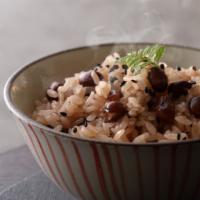 Red Beans & Rice · White rice mixed with red beans.