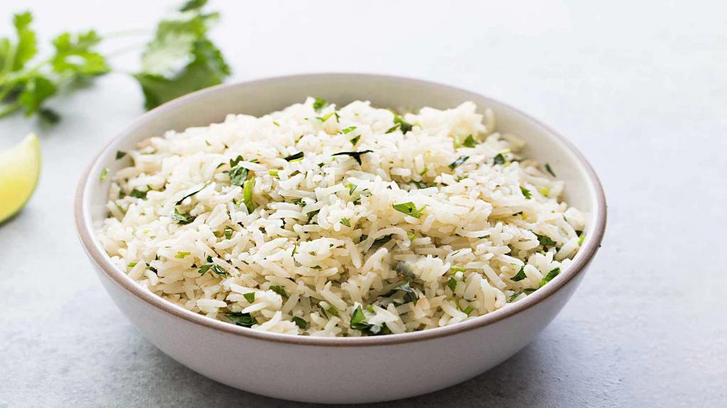Cilantro Rice (5 oz.) · Homemade cilantro rice made to perfection.
