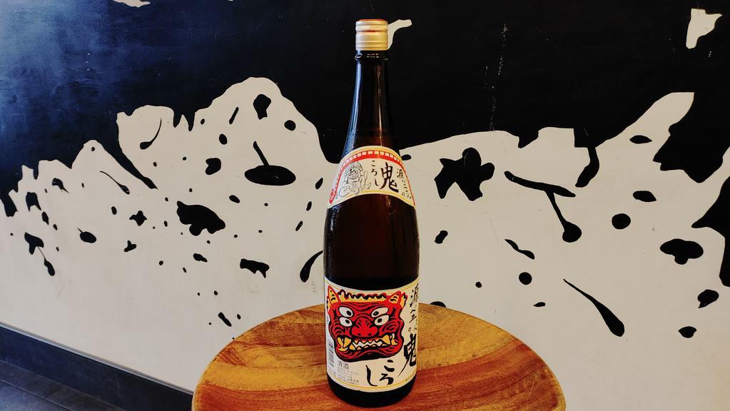 Genbei Junmai Japanese Sake (1.8 Liter) Big Bottle  · Alcohol 15-16%   60.84 Fl. Oz. (1.8L)
Japanese Sake ( Genbei San No Oni Koroshi)