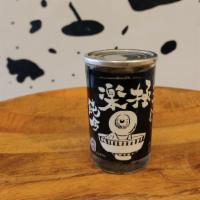 Oyaji Gokuraku Sake Cup (180 ml)  · Alcohol 16%  180 ml
Oyaji Gokuraku Refined Sake 
Product and Bottled by Chiyomusubi Sake Bre...
