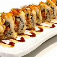Dynamite Roll · Deep Fried Roll with Spicy Tuna, Scallion and Cucumber inside
