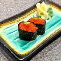 Tobiko Nigiri · Flying Fish Roe Sushi (2 Pieces)