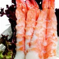 Ebi Sushimi · Cooked Shrimp Sushimi (4 Pieces)