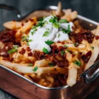 Loaded Fries · Fries, bacon, special 3B cheese, sour cream.