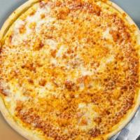 Cheese Pizza · Fresh tomato sauce, and shredded mozzarella baked on a hand-tossed dough.