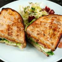 B.L.T. sandwich · Bacon, lettuce, tomato, basil aioli on vive sourdough bread