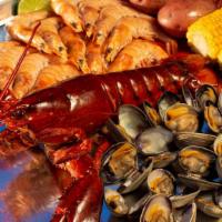 Combo 4 · Choose from: 1 whole lobster or 1 whole dungessness crab
One lb shrimp (head on) or 3/4 lb s...