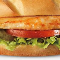 Chicken Sandwich · Grilled to perfection and served on a toasty roll with lettuce, tomato, onions, pepperoncini...