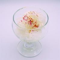 Faloodeh · A truly delicious iced dessert, prepared with tiny noodles, rose water and syrup.