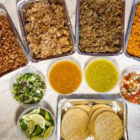 Taco Party Pack *** 80 Tortillas - 2 Carnes · Our taco party pack is a great choice for hungry eaters plus enough for leftovers. Each pack...