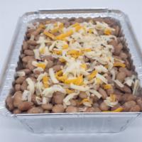 Small Tray of Pinto Beans · Our small tray of pinto beans is perfect for a small group of 6 - 8 people.