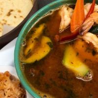Caldo De Camaron/Shrimp Soup · 