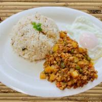 Ginilingsilog · With ground pork, potatoes, green peas, carrots, bell peppers, garlic and  tomatoes this ste...