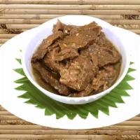 Beef Tapa · Beef chuck with garlic, soy sauce, sugar and black pepper.