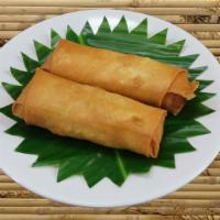 Vegetable Lumpia  2ea. · This lumpia is made of carrot, bean sprout, sweet yam and tofu.