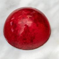Raspberry Rose · Raspberry and rose caramel  shelled with  Valrhona dark chocolate.