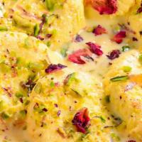 Ras Malai(3pcs) · Rasmalai is a popular Bengali sweet delicacy made with Indian cottage cheese or chenna (pane...