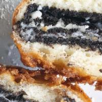 Omg Cookies · 4 double stuffed Oreos battered in krusteaz sweet cream mix, topped with powdered sugar, and...