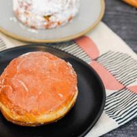 The Original Jelly Donut · Raspberry jelly filled donut with glaze icing! Yummm!