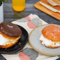 Vanilla Whip Cream Filled Donut · Depending on availability!