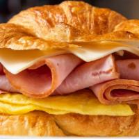 Turkey, Egg and Cheese  Croissant · Croissant