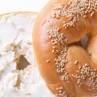 Bagel With Cream Cheese · Plain Bagel
Sesame Bagel
Cheese Bagel
Everything Bagel
Jalapeno Bagel

Depending on availabi...