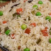 Veg Fried Rice · Indo-Chinese style fried rice tossed with vegetables.