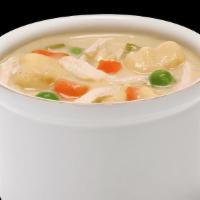 Soups, Cup Of Chicken Dumpling · 