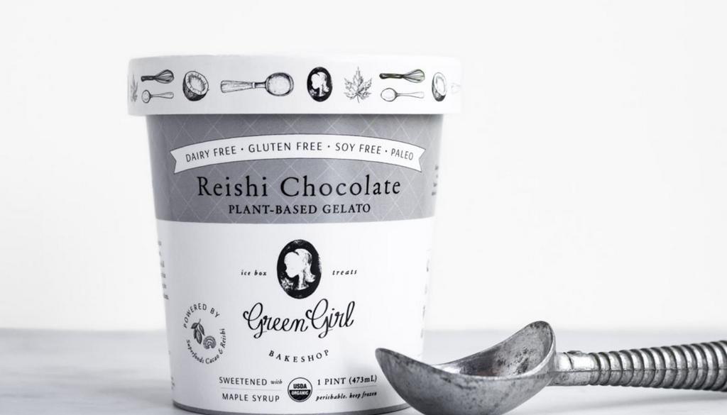 Organic plant-based reishi chocolate gelato · Organic plant-based reishi chocolate gelato (1 pint)