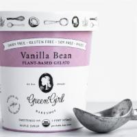 Organic plant-based vanilla bean gelato · Organic plant-based vanilla bean gelato (1 pint)