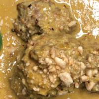 Beef Curry Meatballs  · (Gluten Free) Massaman curry, peanuts, thai basil, mint.