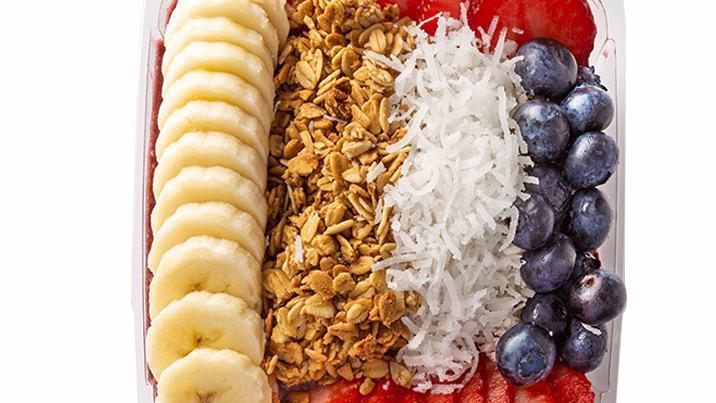 Original (OG) · Banana, strawberry, blueberry, granola and coconut shreds.