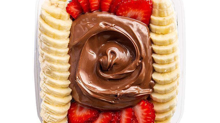 Nuts About · Strawberry, banana and double Nutella.