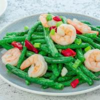 BFR. Shrimp with green beans / 四季豆
虾
仁 · 